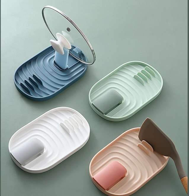 Foldable Pot Lid Organizer, Nordic Drain Tray Rack, Spoon Holder Wall-Mounted - available at Sparq Mart