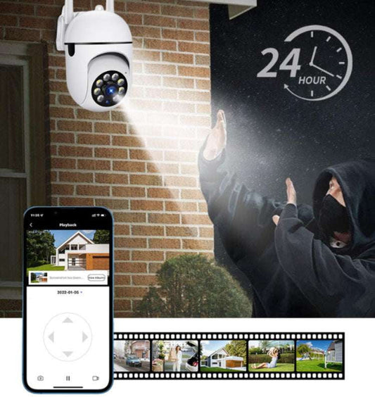 Indoor Bulb Camera, Outdoor Wall Camera., WiFi Security Bulb - available at Sparq Mart