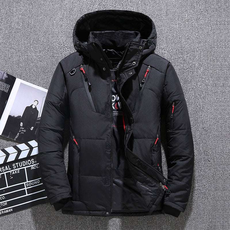 detachable jacket, thick hooded coats, winter men jacket - available at Sparq Mart