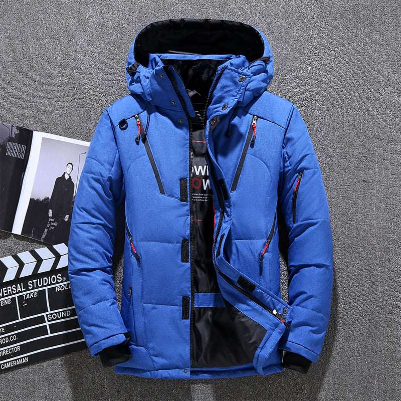 detachable jacket, thick hooded coats, winter men jacket - available at Sparq Mart