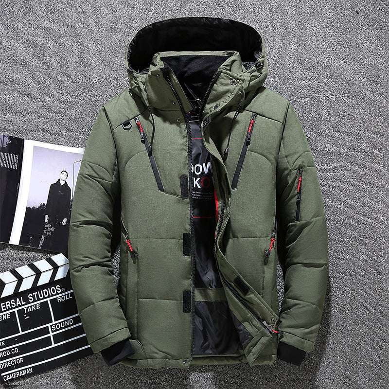 detachable jacket, thick hooded coats, winter men jacket - available at Sparq Mart