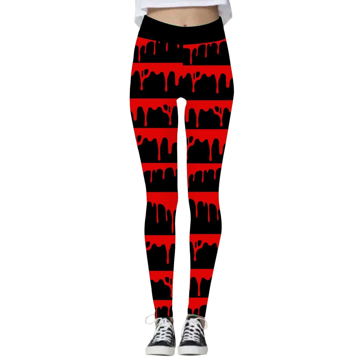 Halloween Leggings, High Waist Leggings, Sports Leggings - available at Sparq Mart