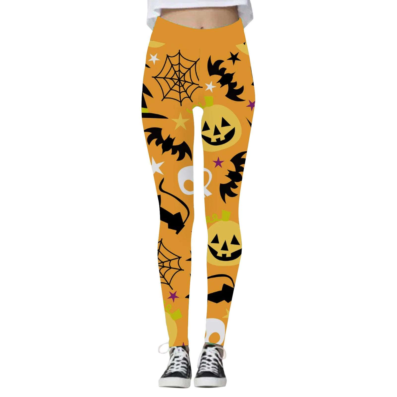 Halloween Leggings, High Waist Leggings, Sports Leggings - available at Sparq Mart