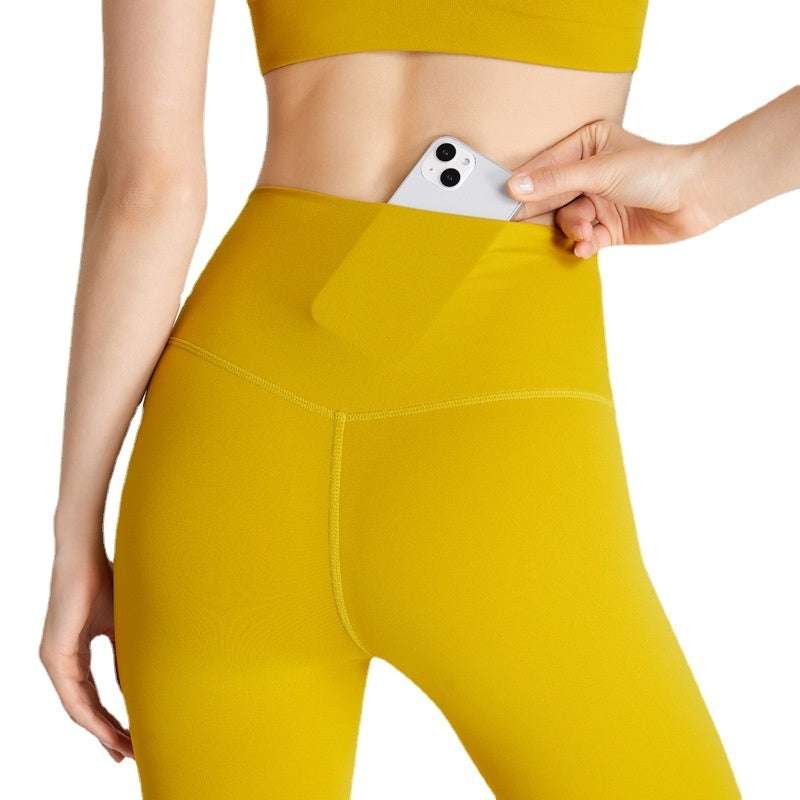 high waist, nude feel, Yoga pants women - available at Sparq Mart